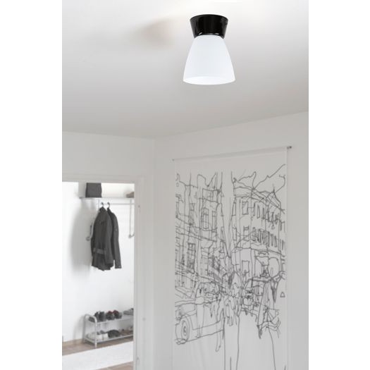 BIZZO PLAFOND IP21 BLANKVIT/OPAL GLAS