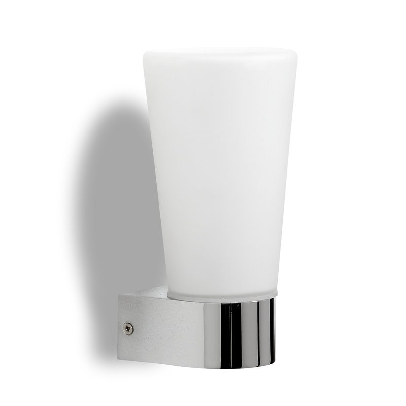 ROXEN IP44 KROM/VIT GLAS