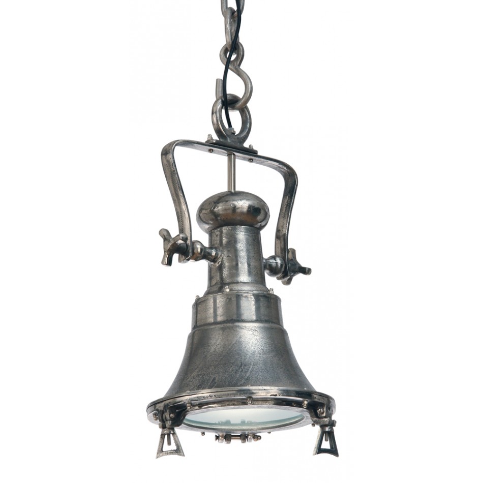 Thea Taklampa Antik silverfinish