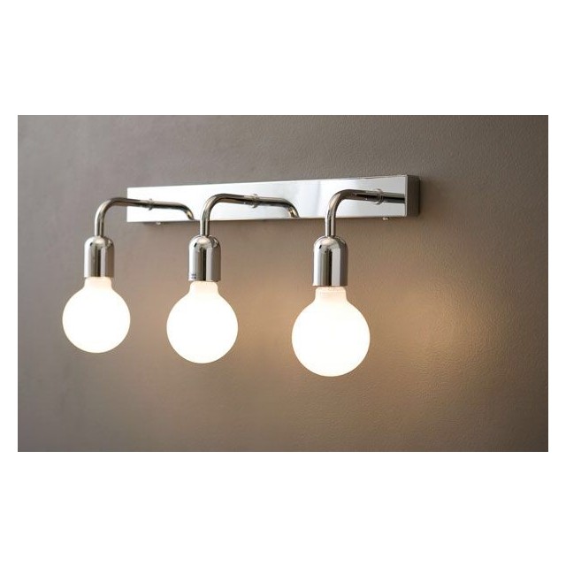 REGAL VÄGGLAMPA KROM IP21