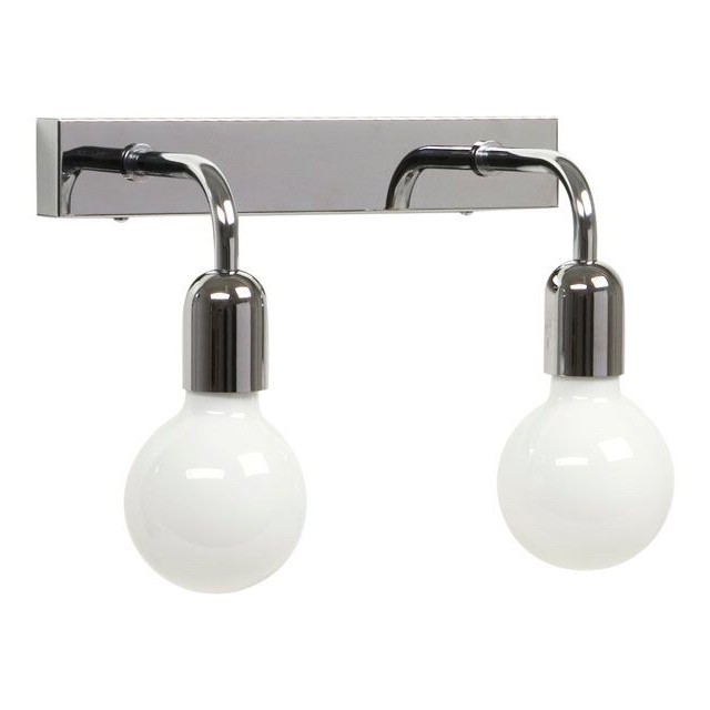 REGAL VÄGGLAMPA KROM IP21