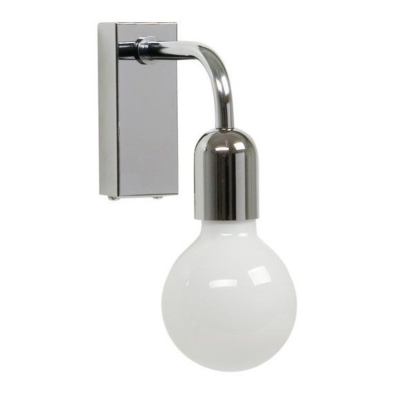 REGAL VÄGGLAMPA KROM IP21