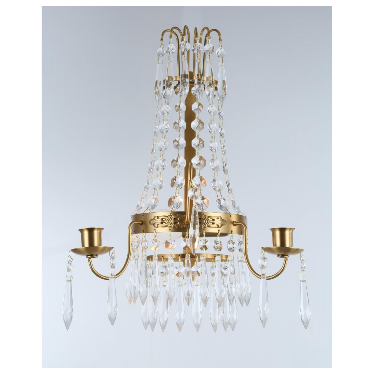 EMPIRE Lampett Borstad-mässing