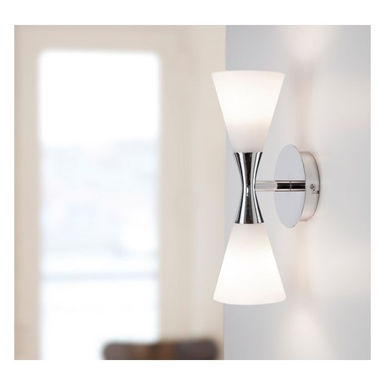 HARLEKIN DUO VÄGG KROM