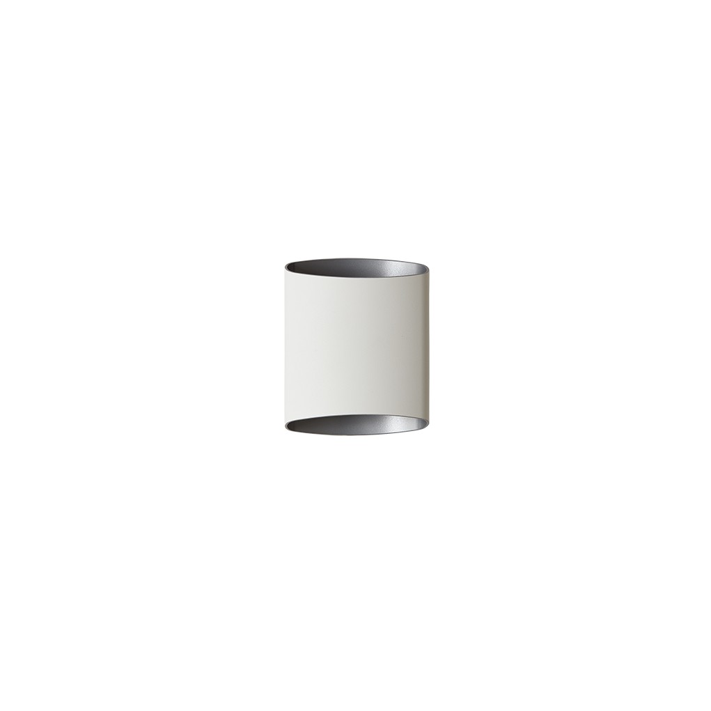 SINNE VÄGGLAMPA G9 VITSTR/SILVER SLADD NER