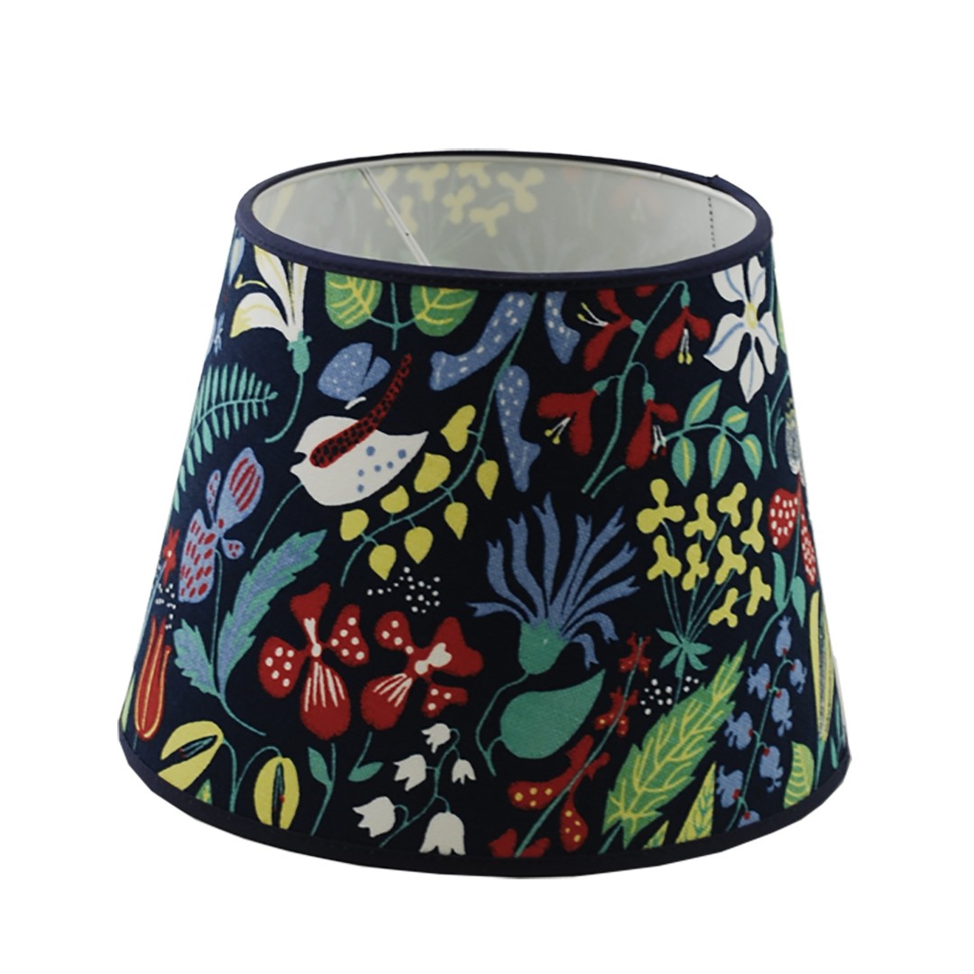 Herbarium Lampskärm Mörkblå