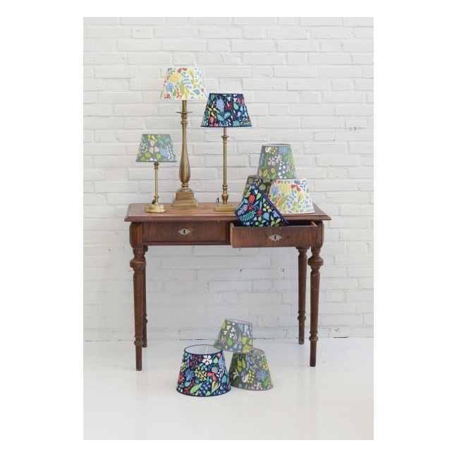 Herbarium Lampskärm Mörkblå