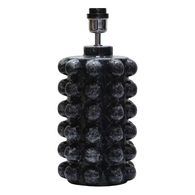 Bubbels Lampfot Black marble