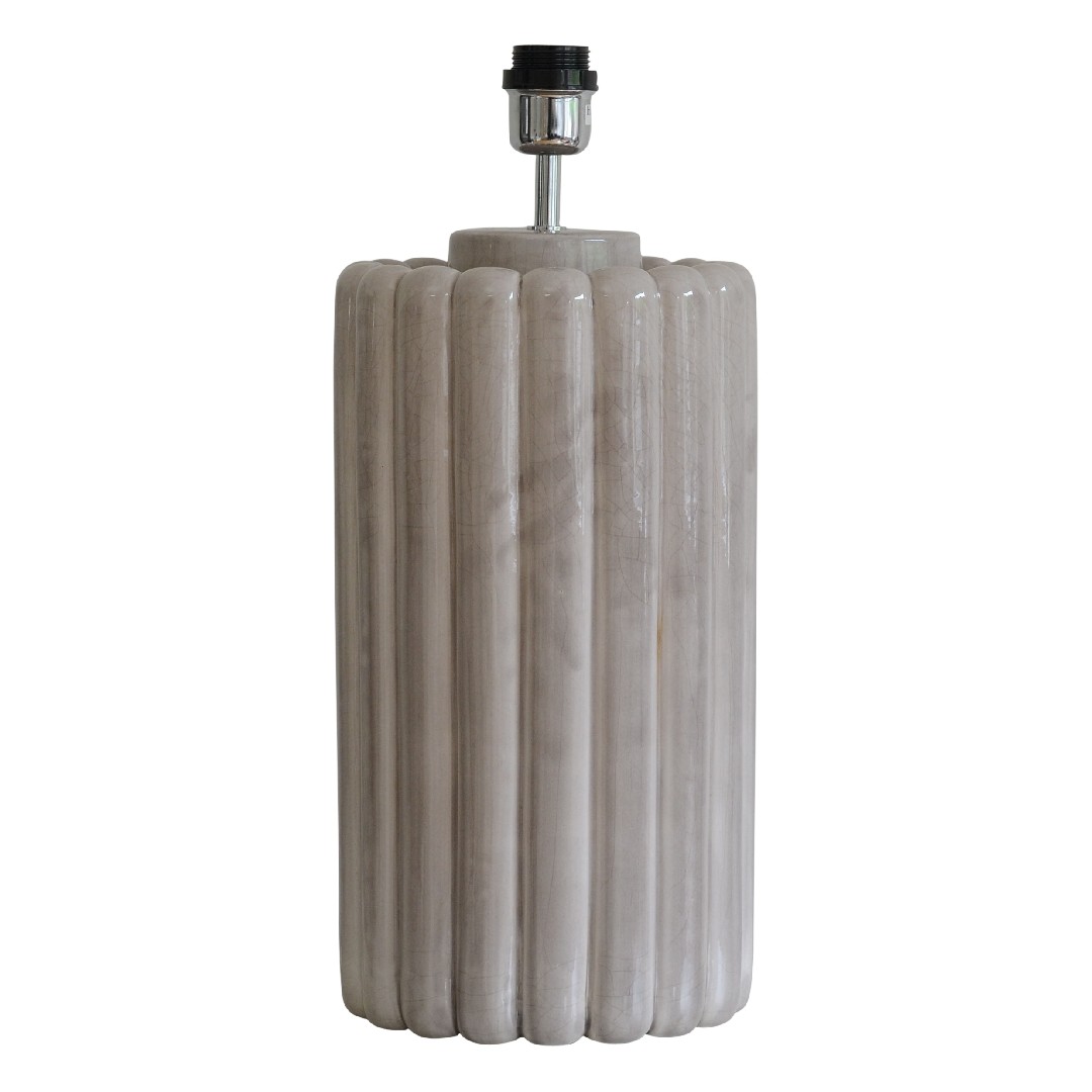 Odessa Lampfot Grey Crack