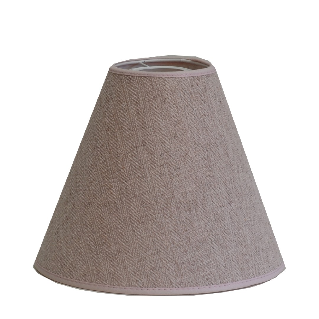 Herringbone Lampskärm Softrosa