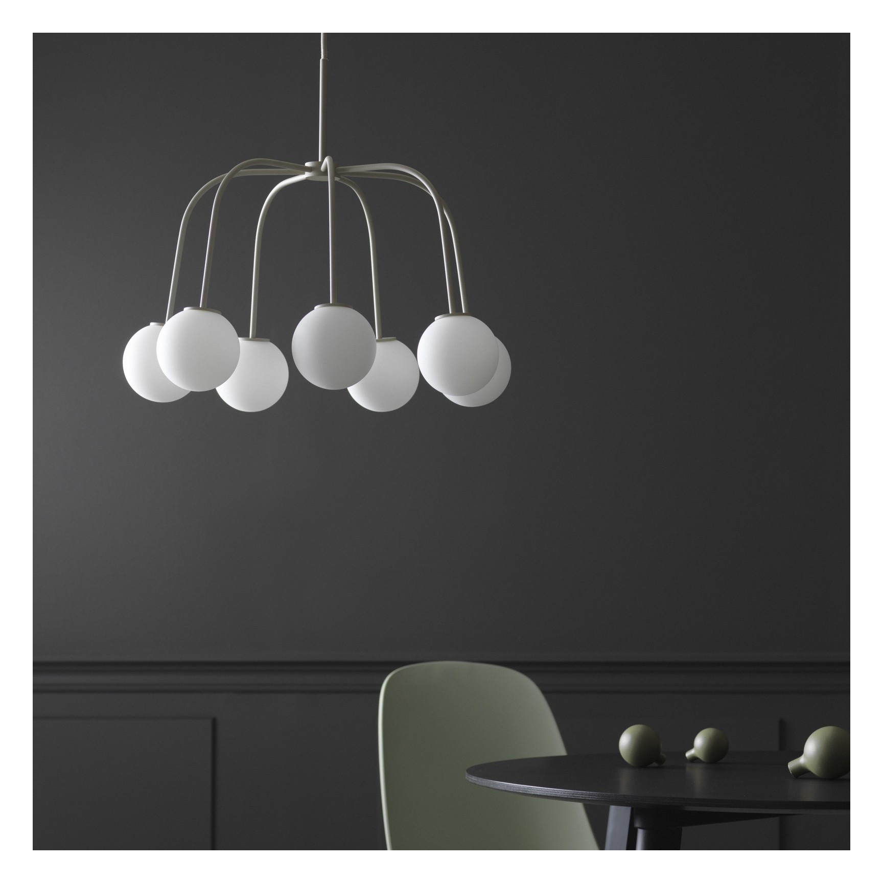 WATERFALL BEIGE/OPAL GLAS