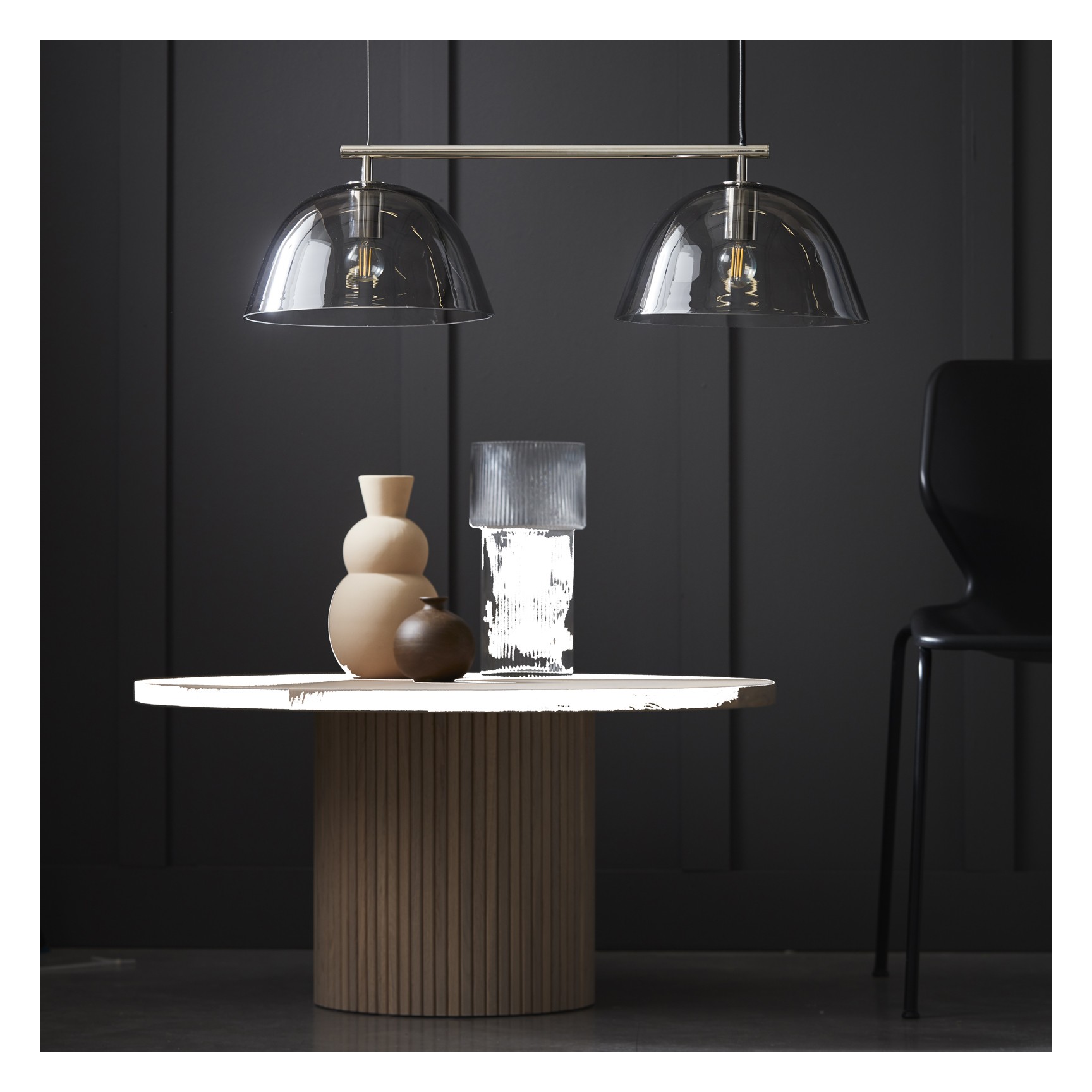 WENDO 70 SILVER/RÖK FÄRGAT GLAS