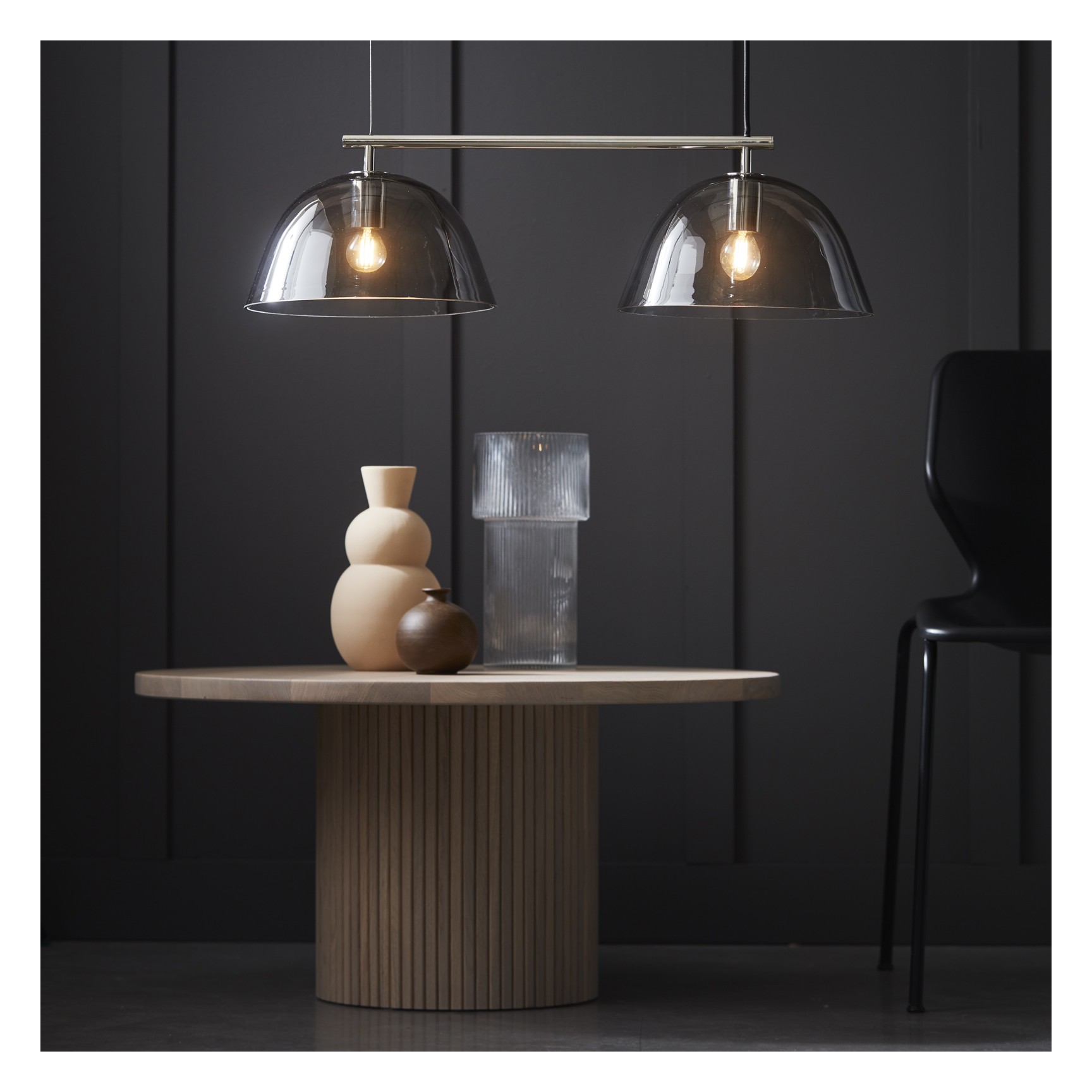 WENDO 70 SILVER/RÖK FÄRGAT GLAS