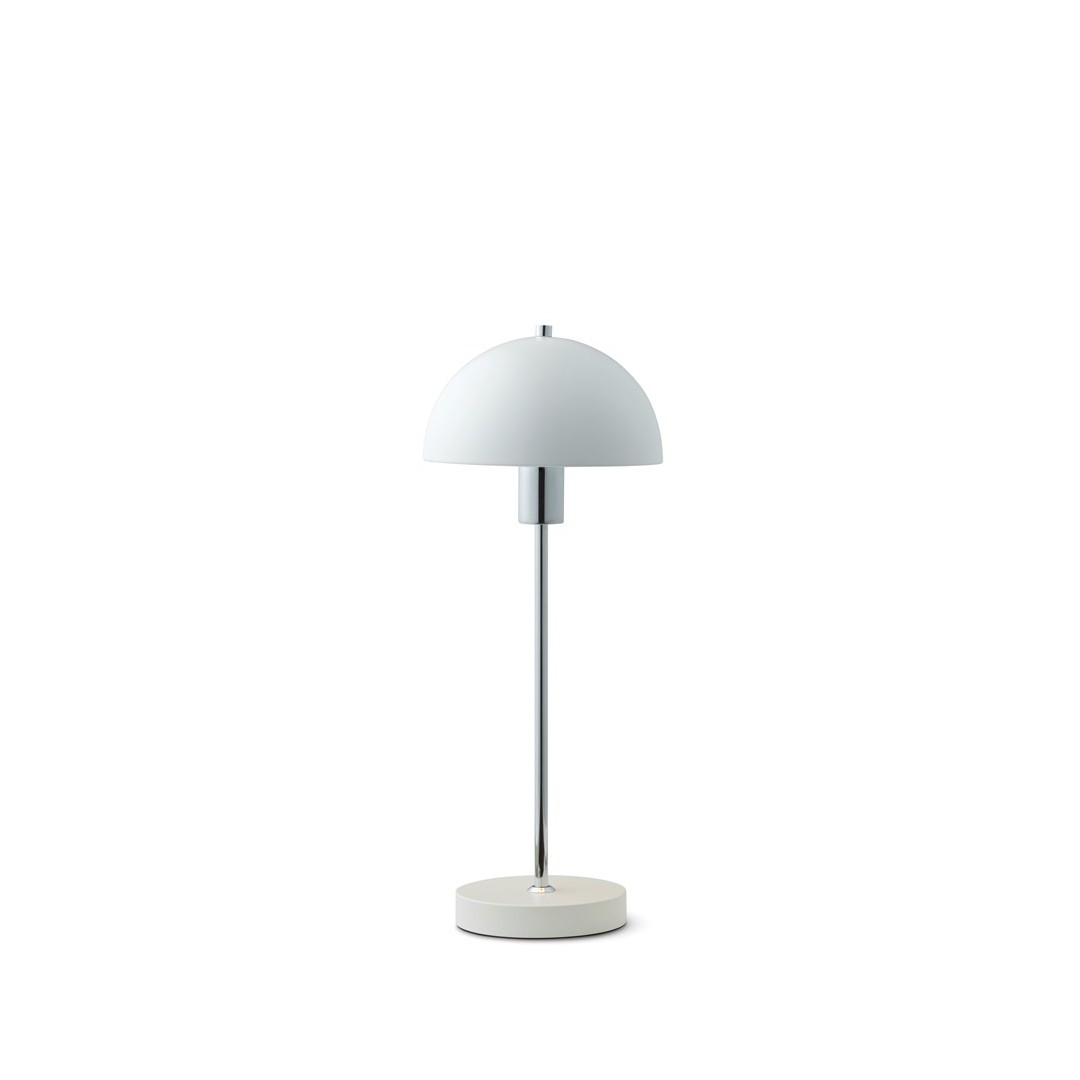 VIENDA BORDSLAMPA VIT/KROM