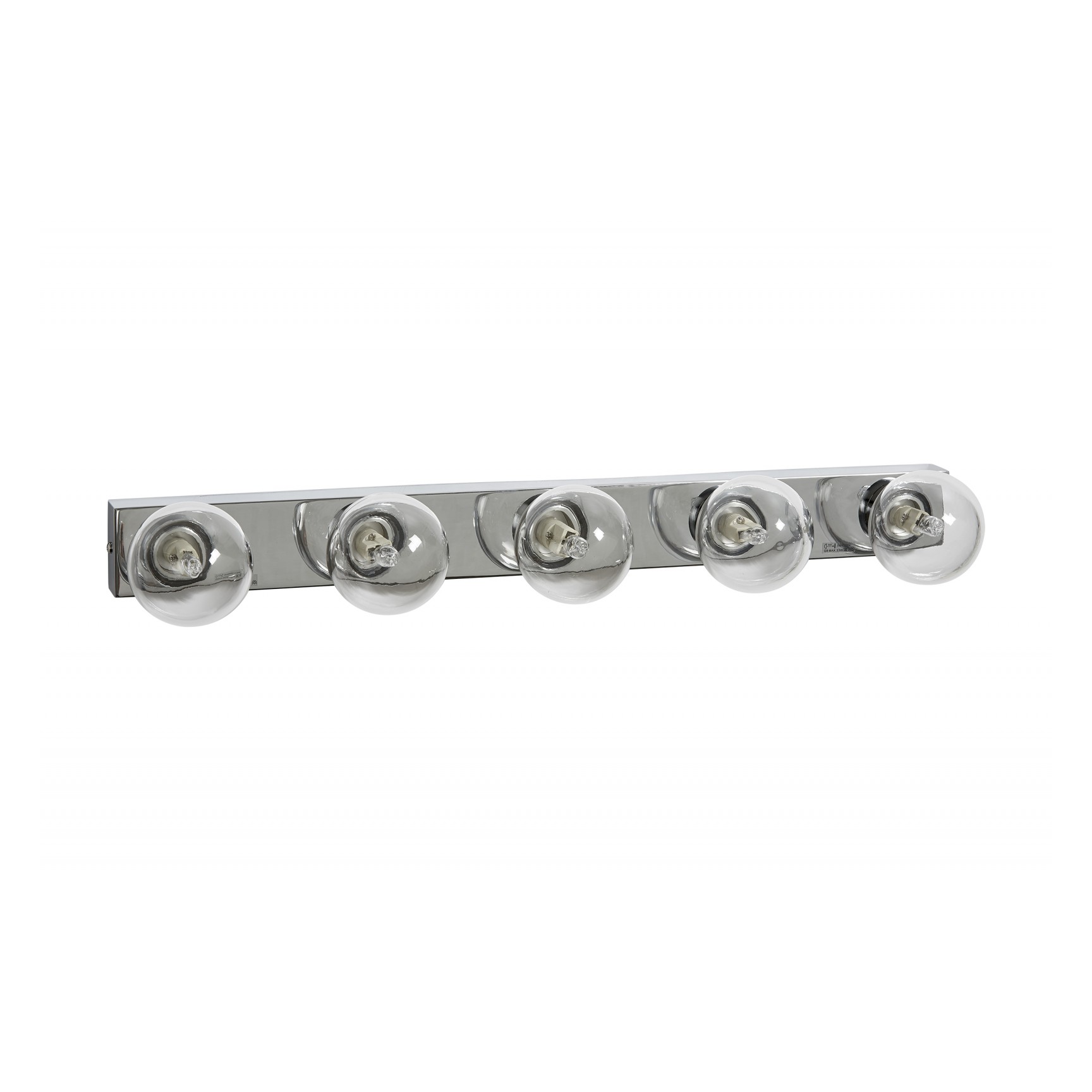 SANDHAMN IP44 KROM/KLAR GLAS