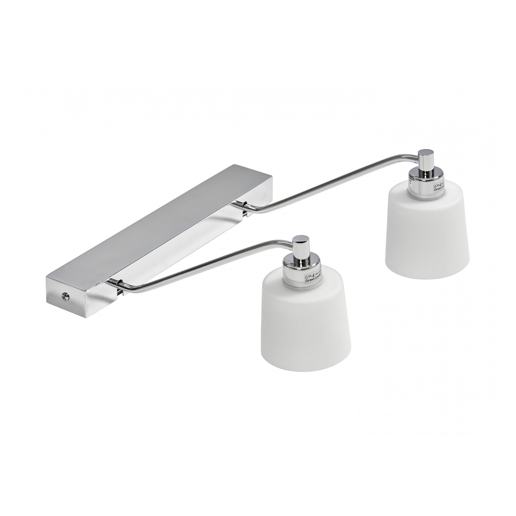 TÄRNÖ IP44 KROM/VIT GLAS