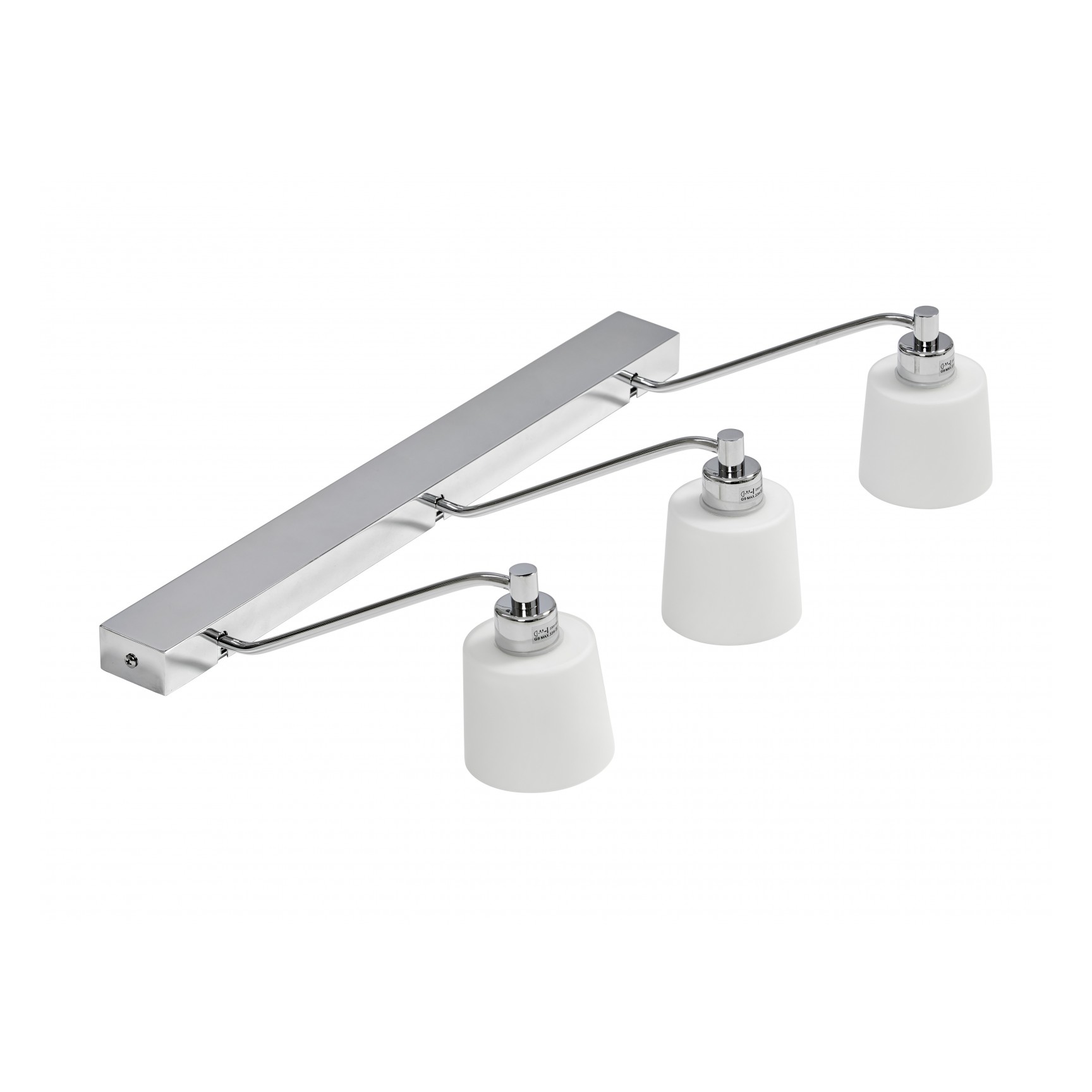 TÄRNÖ IP44 KROM/VIT GLAS