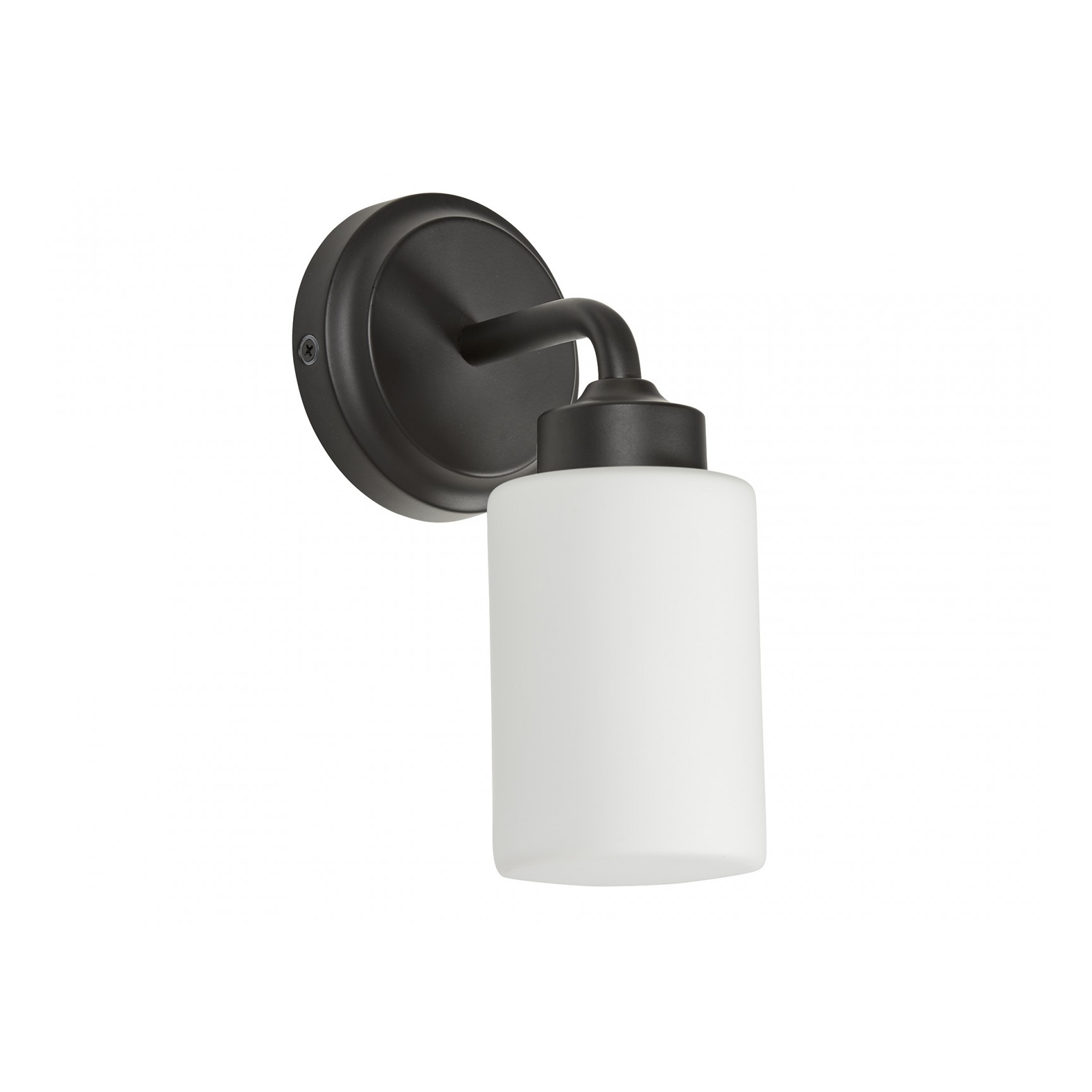 BODA IP44 SVART/VIT GLAS