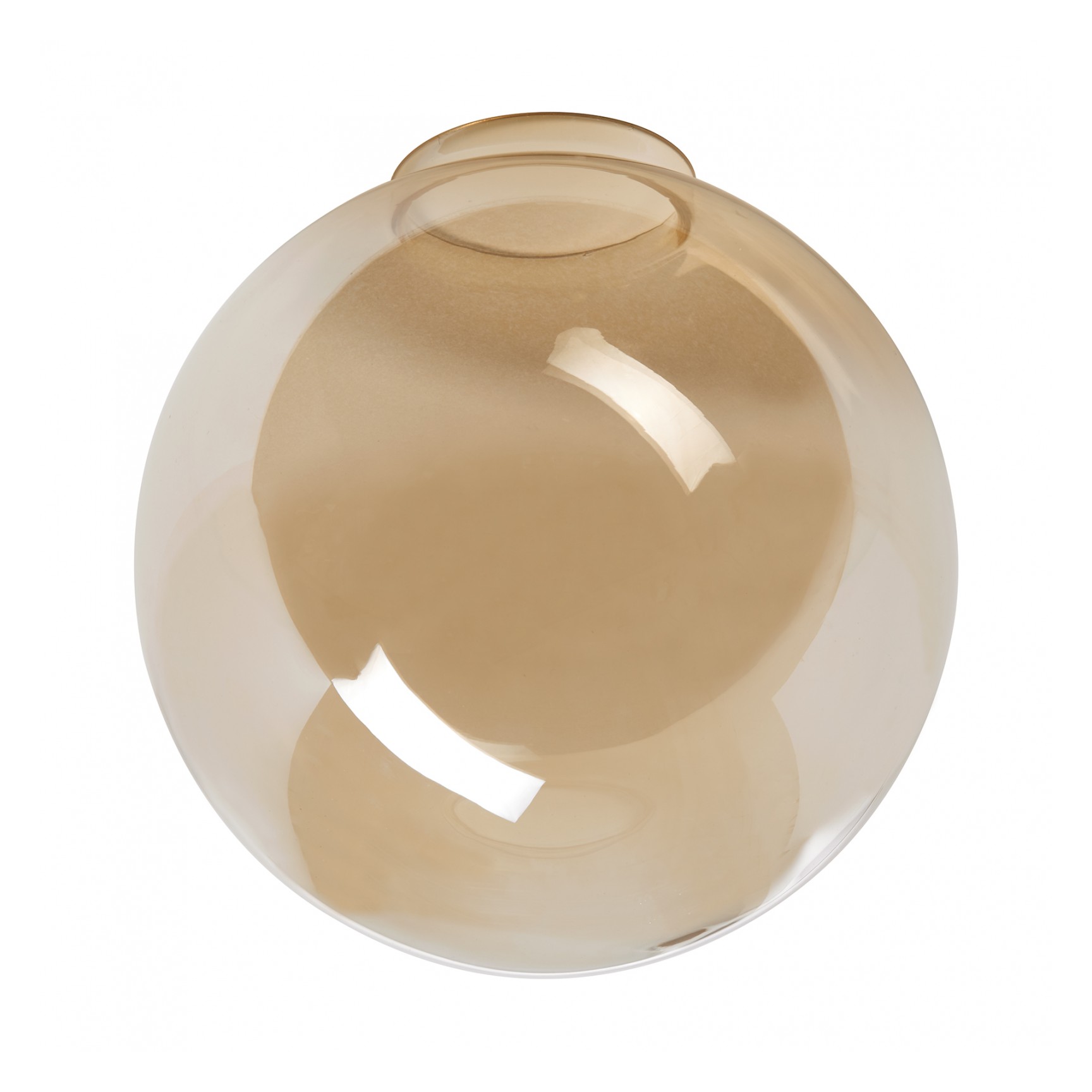 ORSA RUND AMBER GLAS