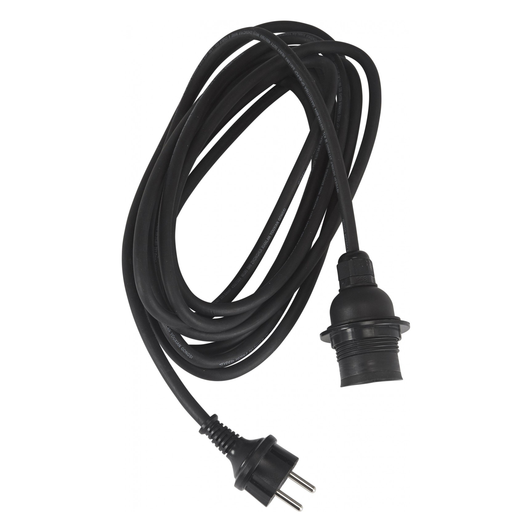 FLEX OUT LAMPUPPHÄNG Utomhus Svart 250cm