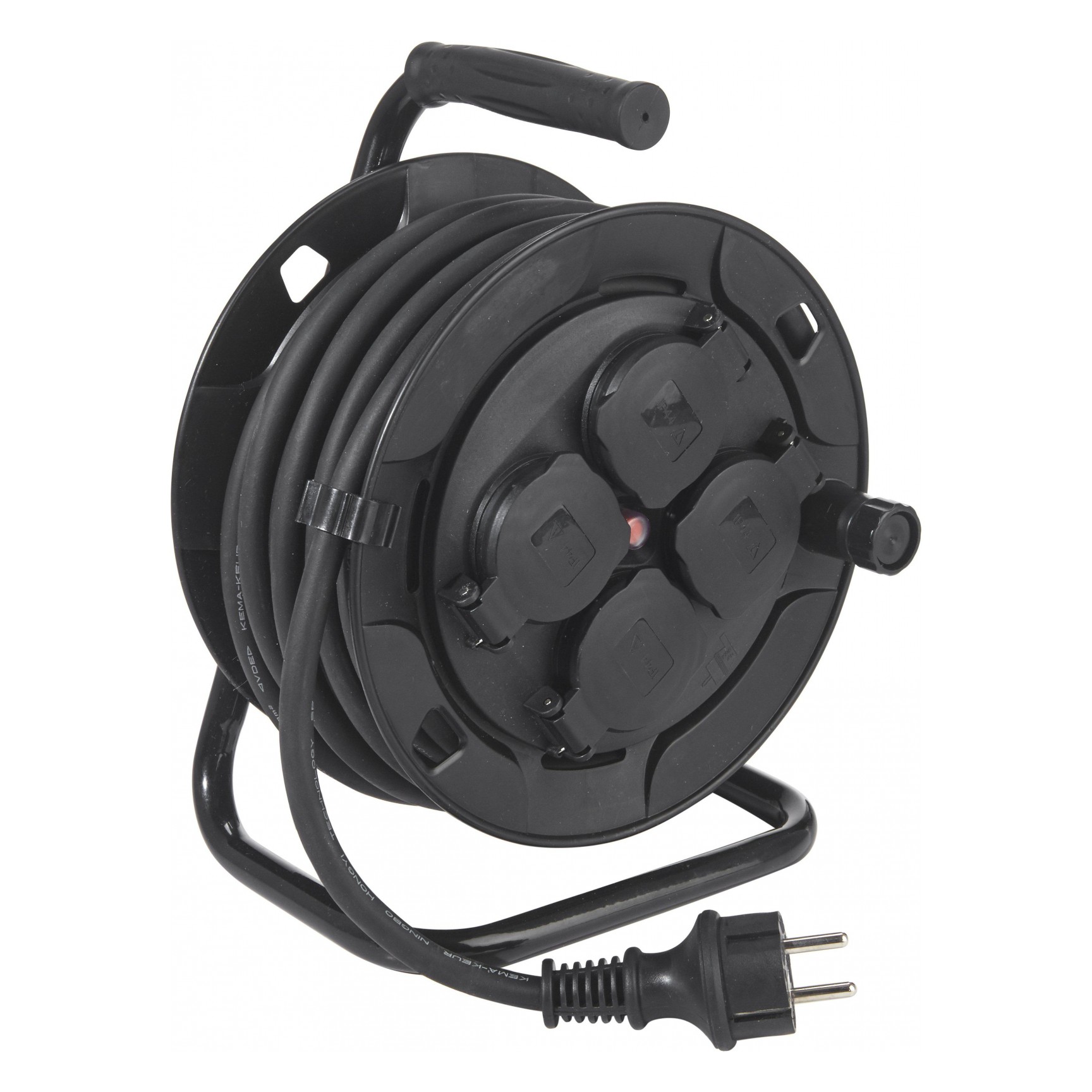 KABELVINDA 4ST UTTAG Utomhus Svart 10m