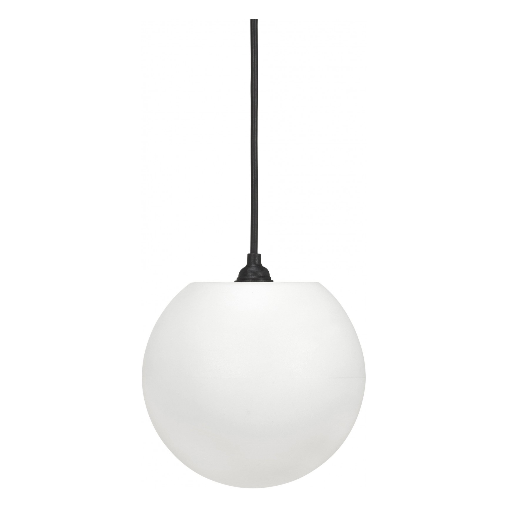 MOON OUTDOOR SKÄRM Vit rund 25cm
