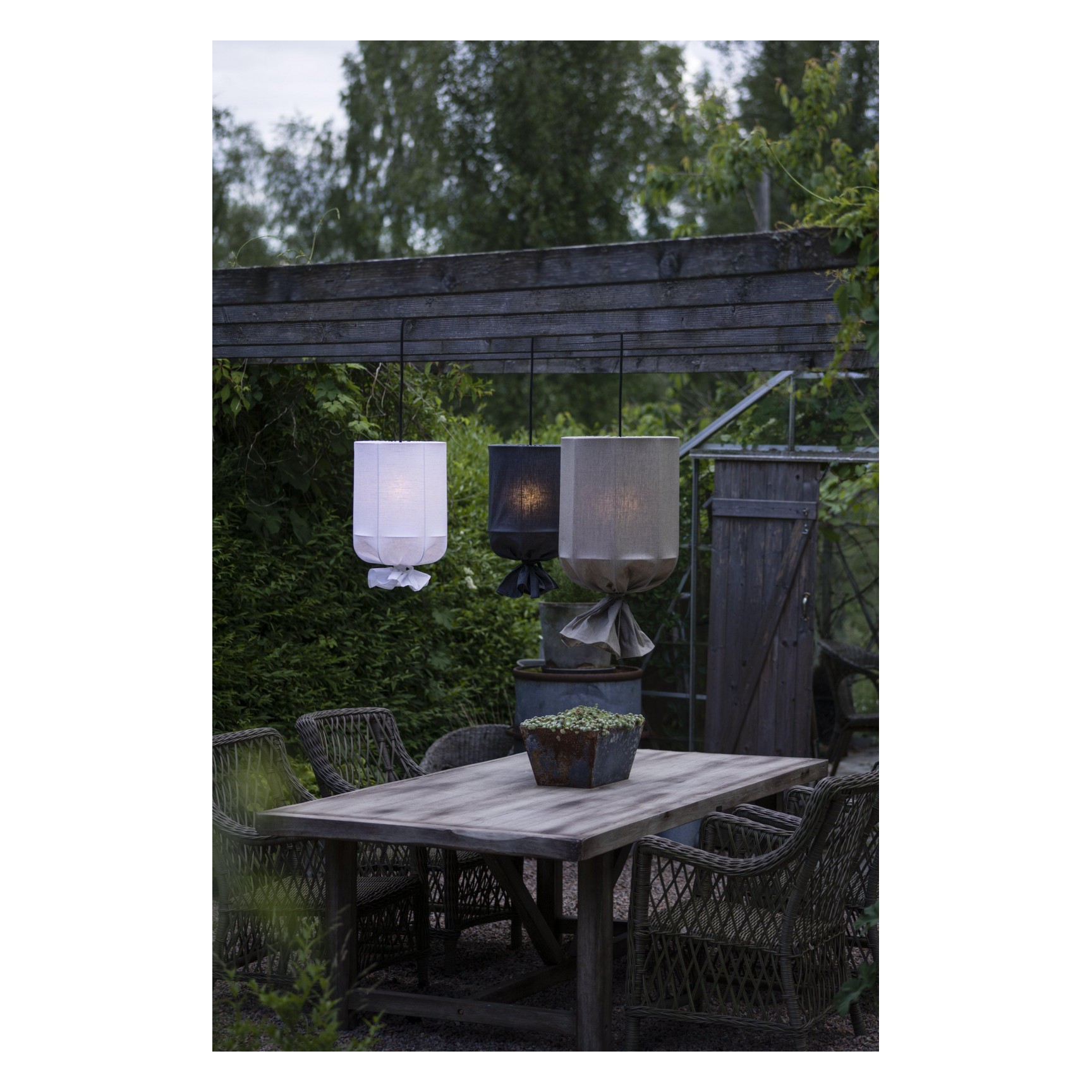 ROUND OUTDOOR Lin Grå 40cm