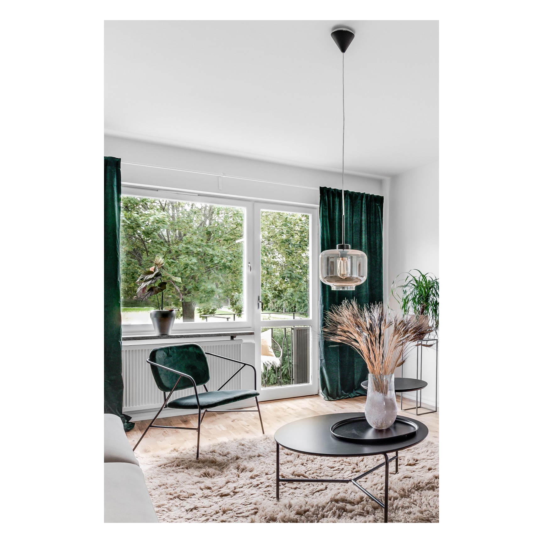 RITZ 25 PENDEL AMBER/SVART