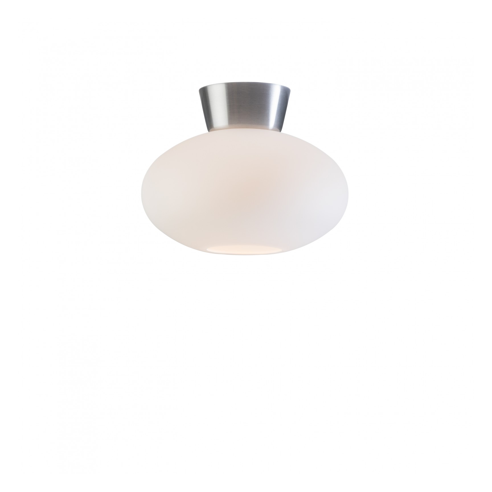BULLO PLAFOND IP21 ALUMINIUM/OPAL GLAS