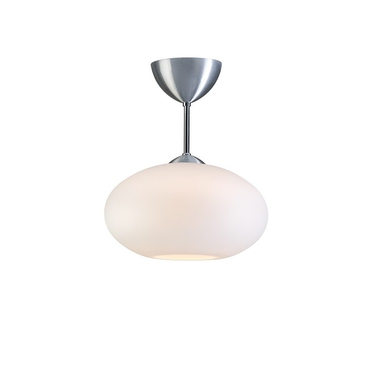 BULLO PLAFOND IP21 ALUMINIUM/OPAL GLAS