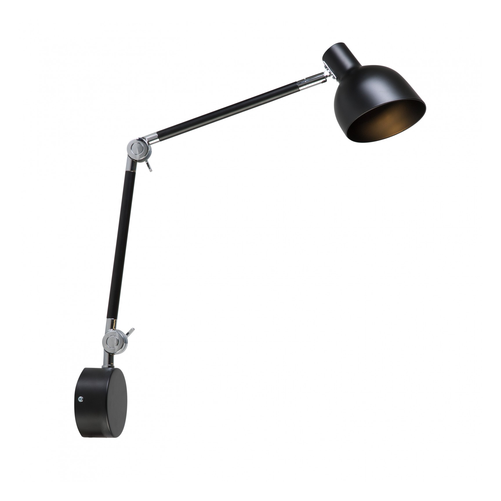 COLTON VÄGGLAMPA MATTSVART LED SLADD