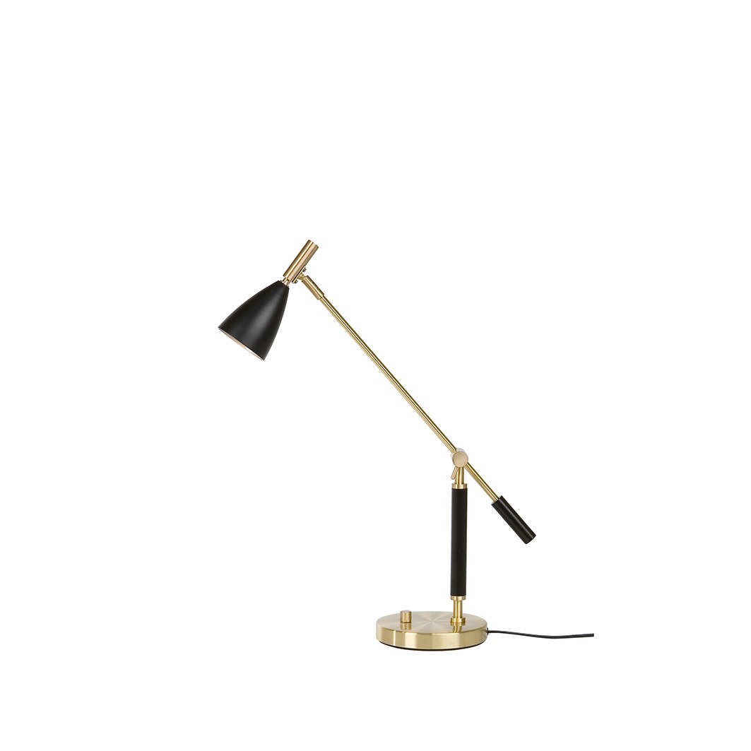 FRANK 2.0 BORD SVART/MÄSS LED DIMBAR