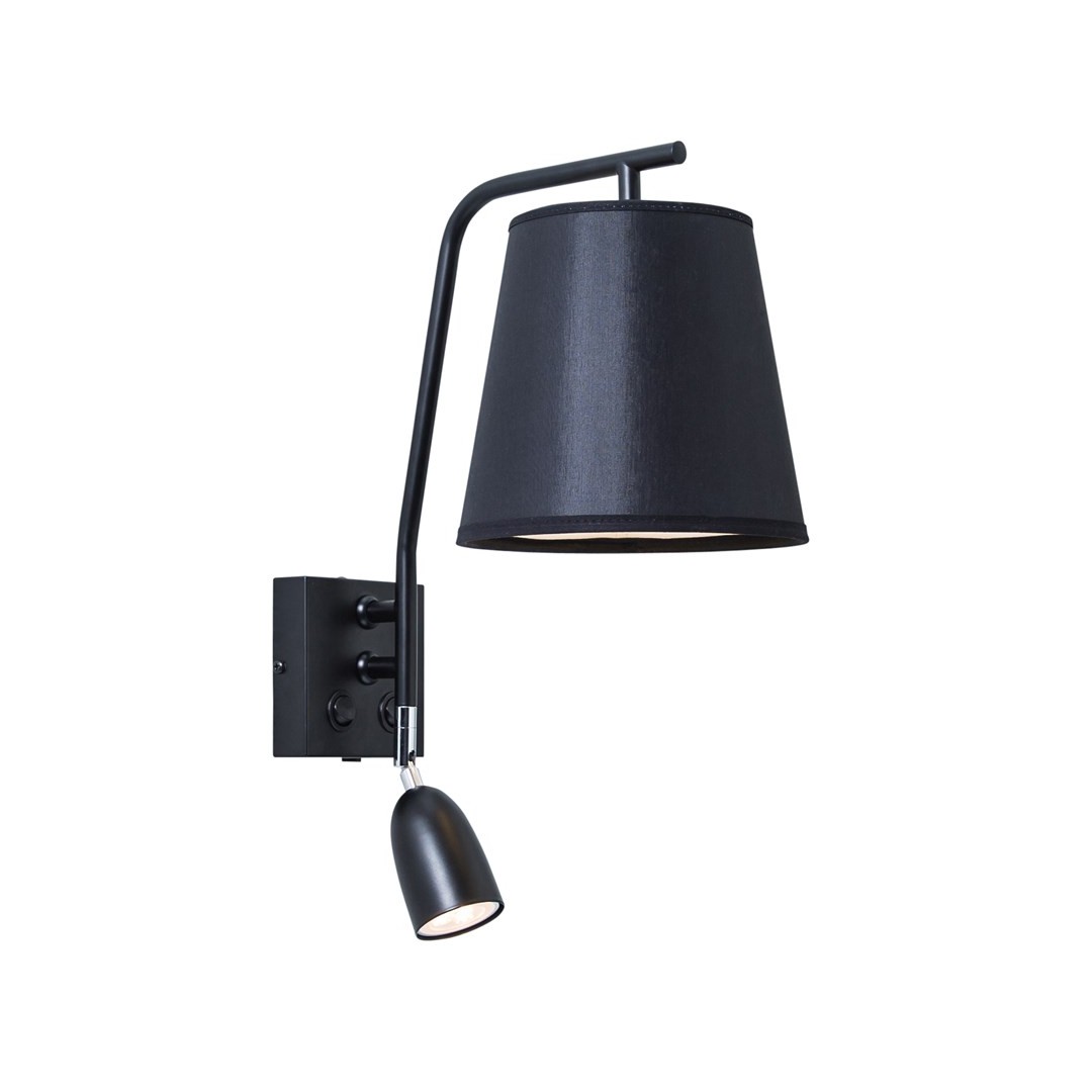 VALIANT VÄGGLAMPA MATTSVART EXKL. SKÄRM