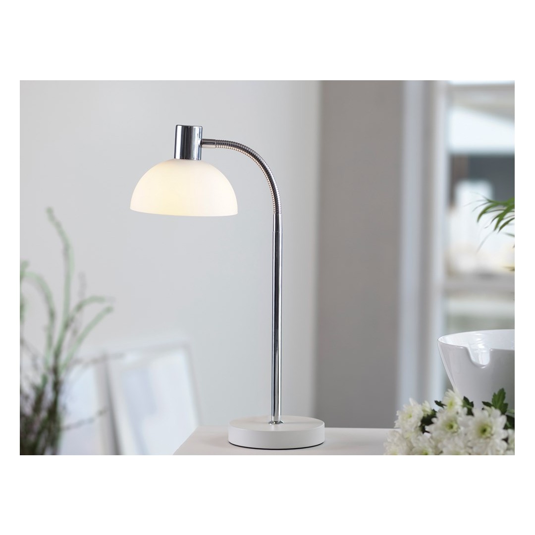 VIENDA BORD FLEX KROM/VITTGLAS
