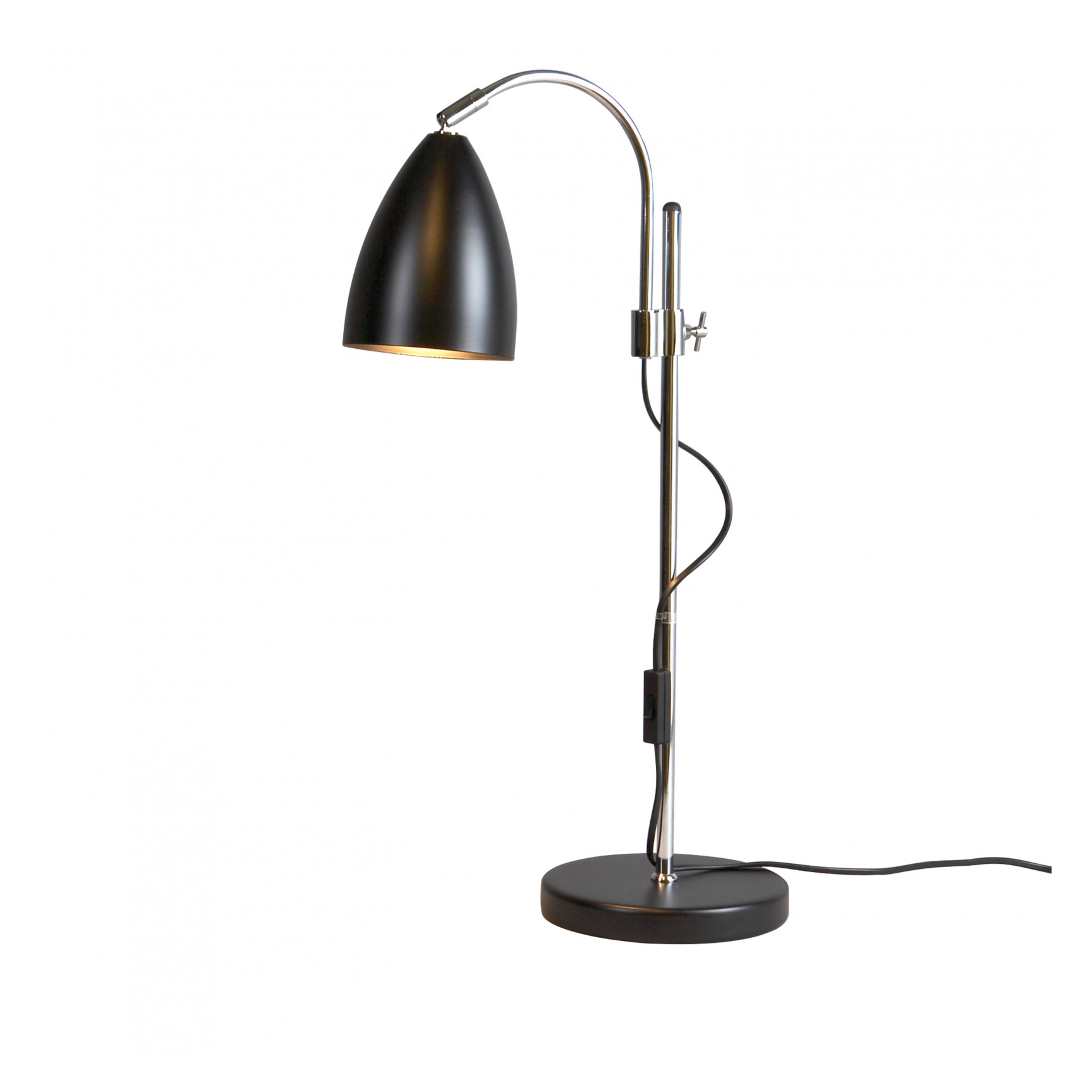 SWAY BORDSLAMPA SVART/KROM