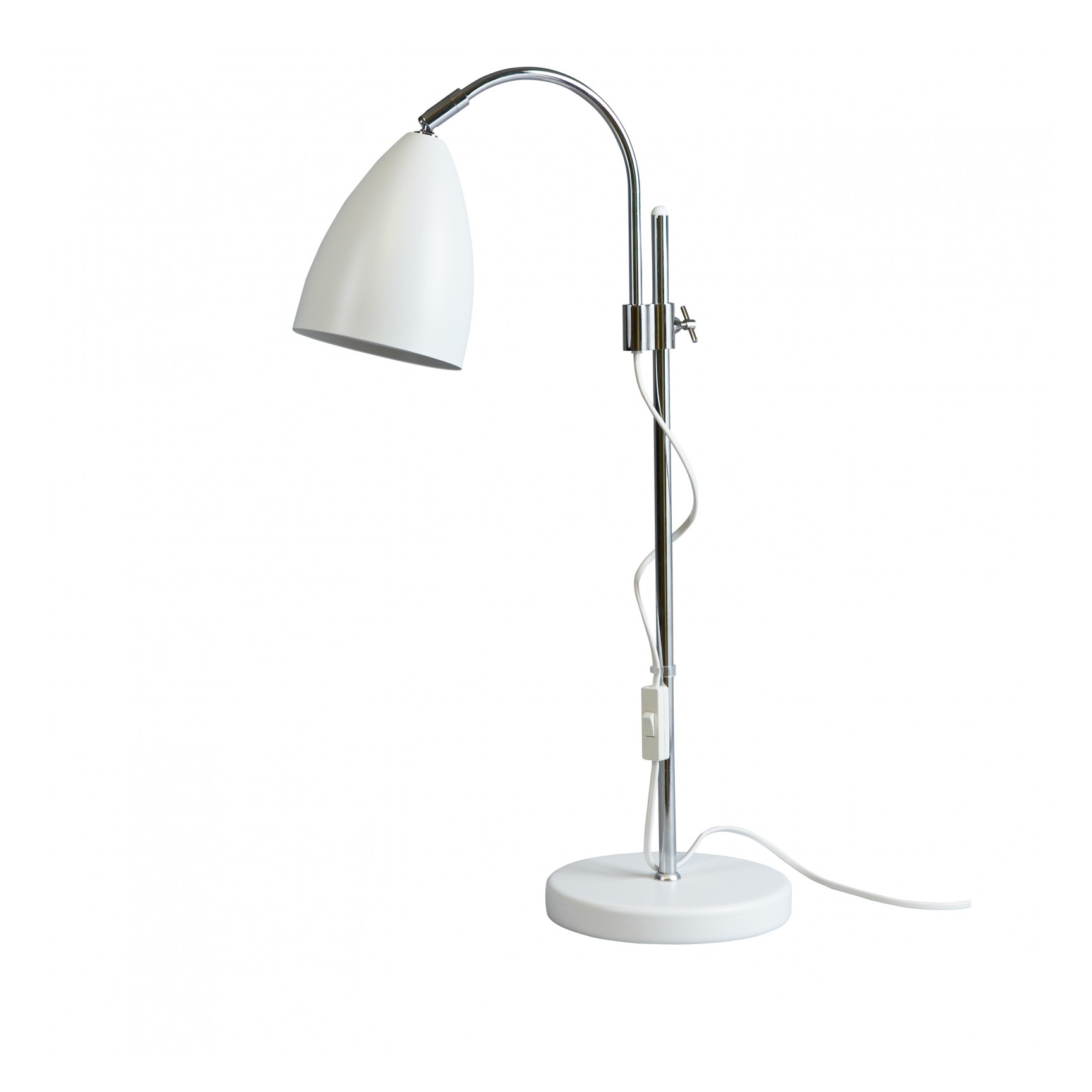 SWAY BORDSLAMPA MATTVIT/KROM