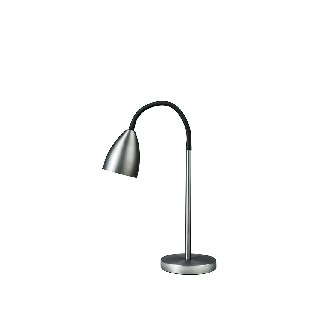 TROTSIG BORDSLAMPA OXIDGRÅ GU10