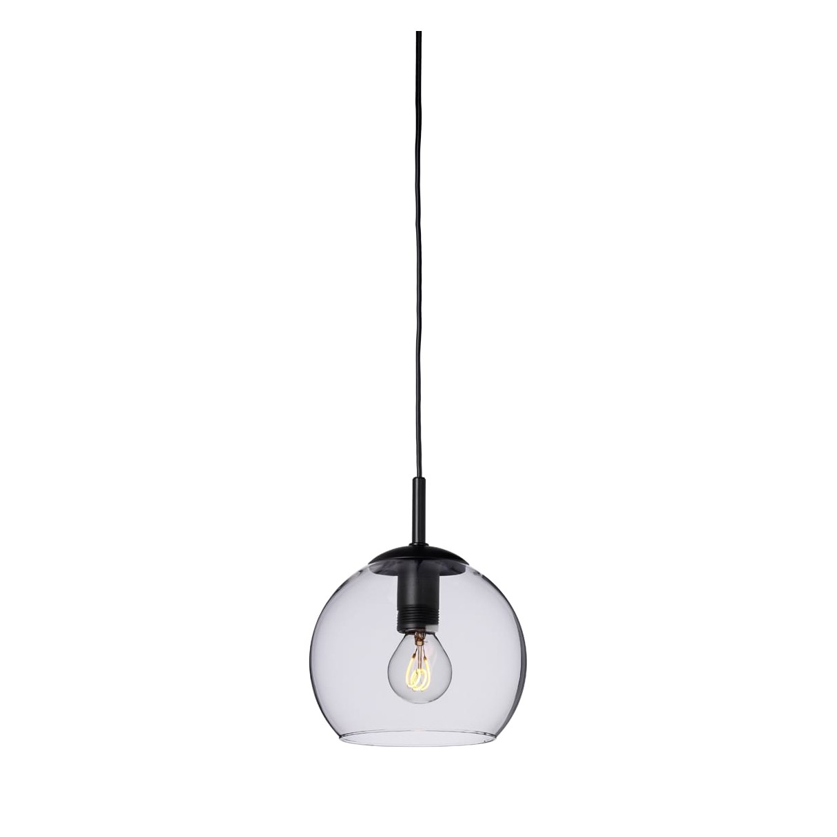 CAPELLA FÖNSTERLAMPA SVART/KLARGLAS