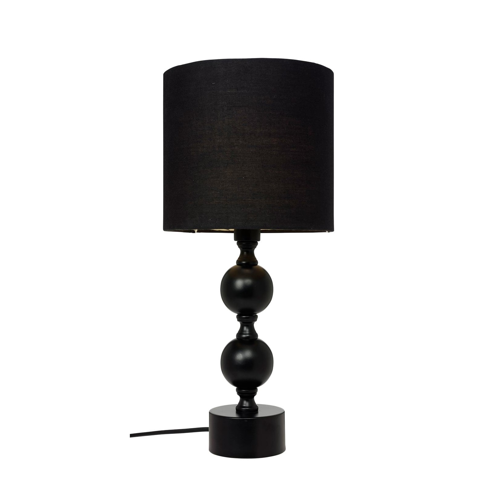 POMPA BORDSLAMPA SVART/SVART SKÄRM