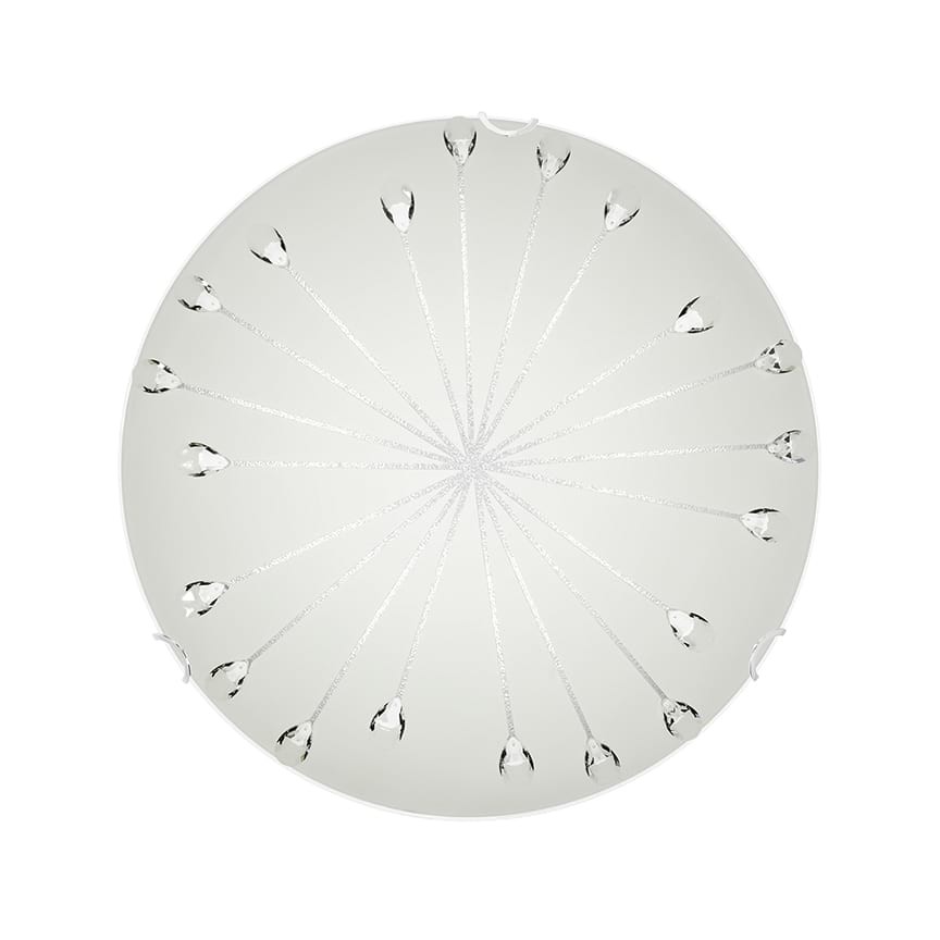 KOMET LED PLAFOND MÖNSTRAT GLAS