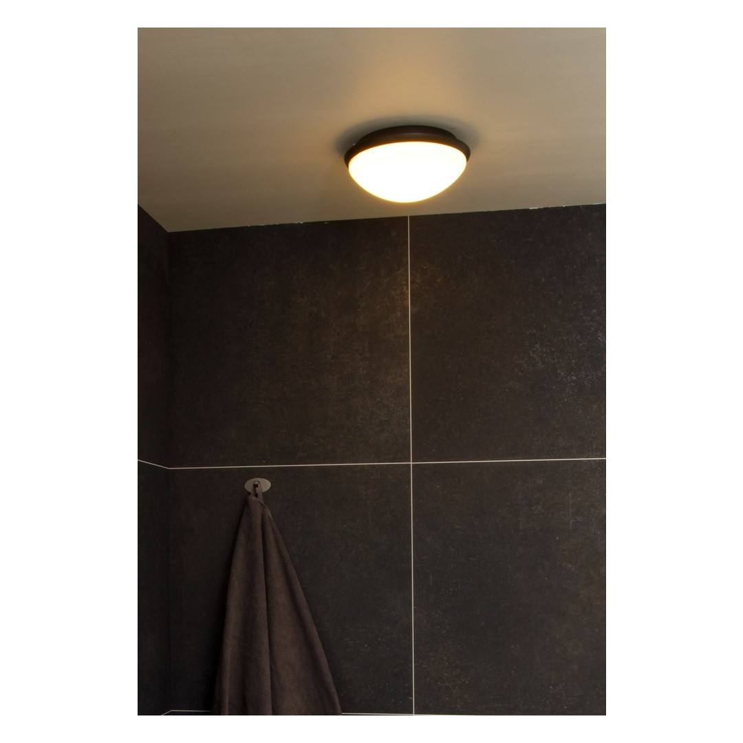 SIRACUSA IP44 SVART/OPALVIT