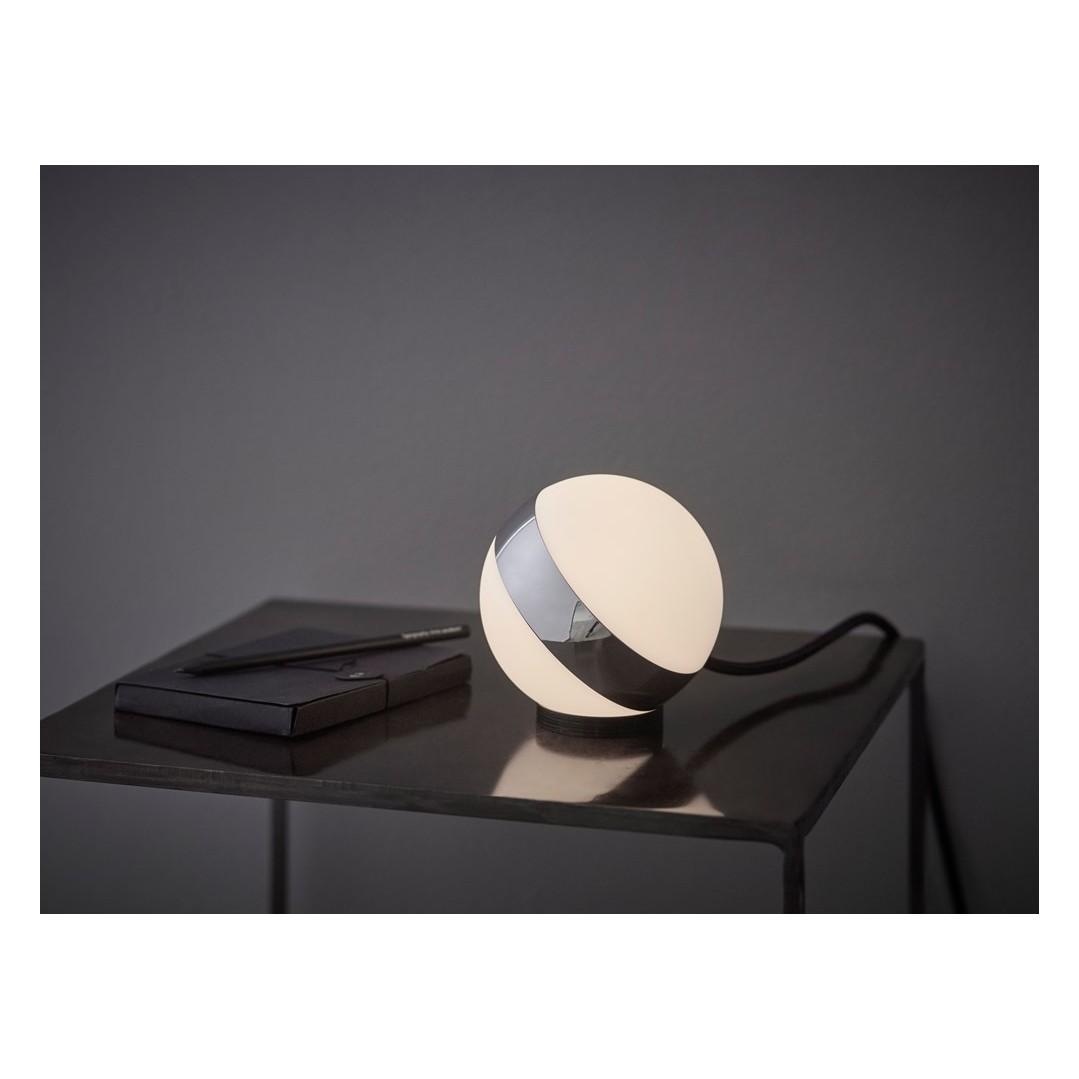 Circle Bordslampa Krom/Vit