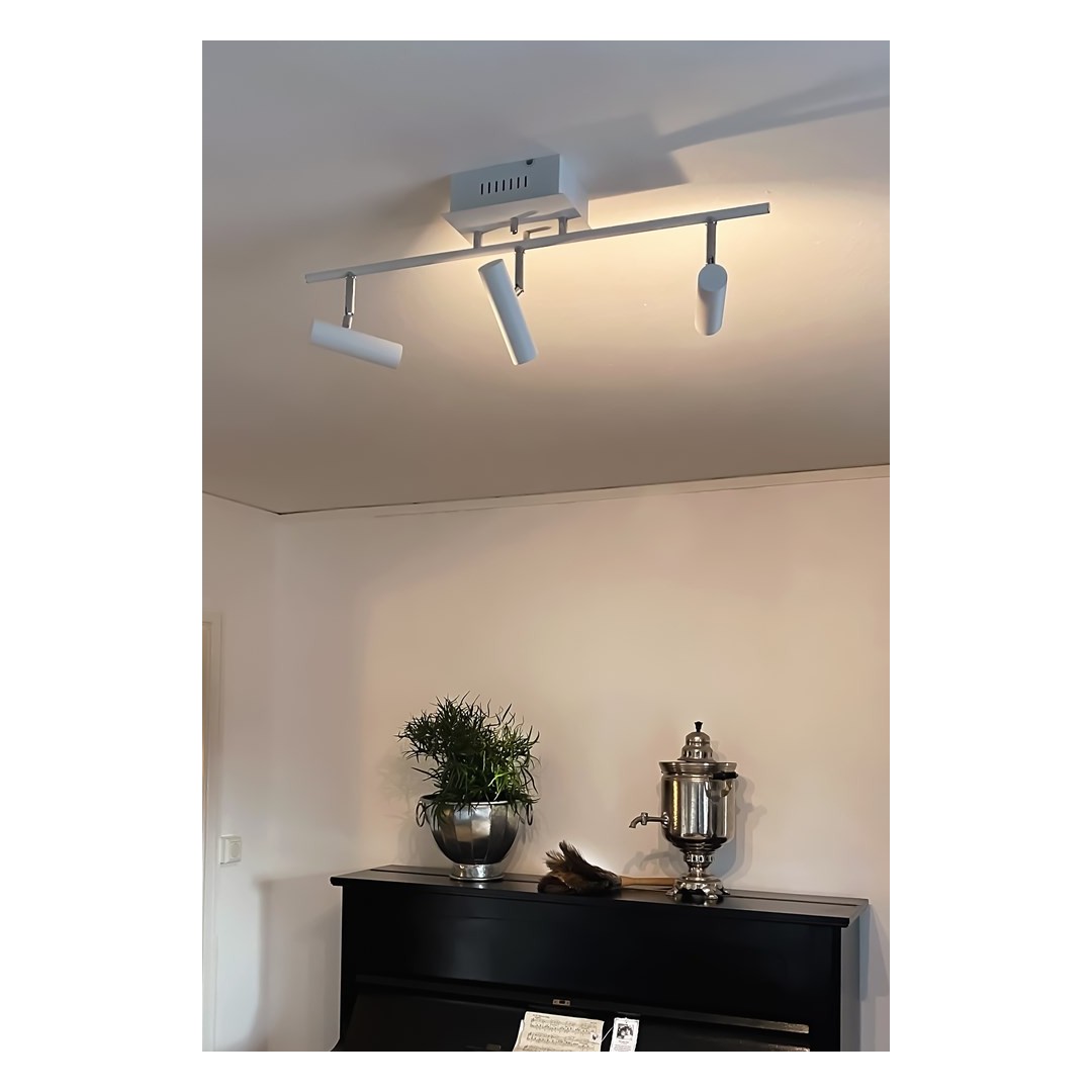 ARTIC PLAFOND 3-SPOT VIT/KROM