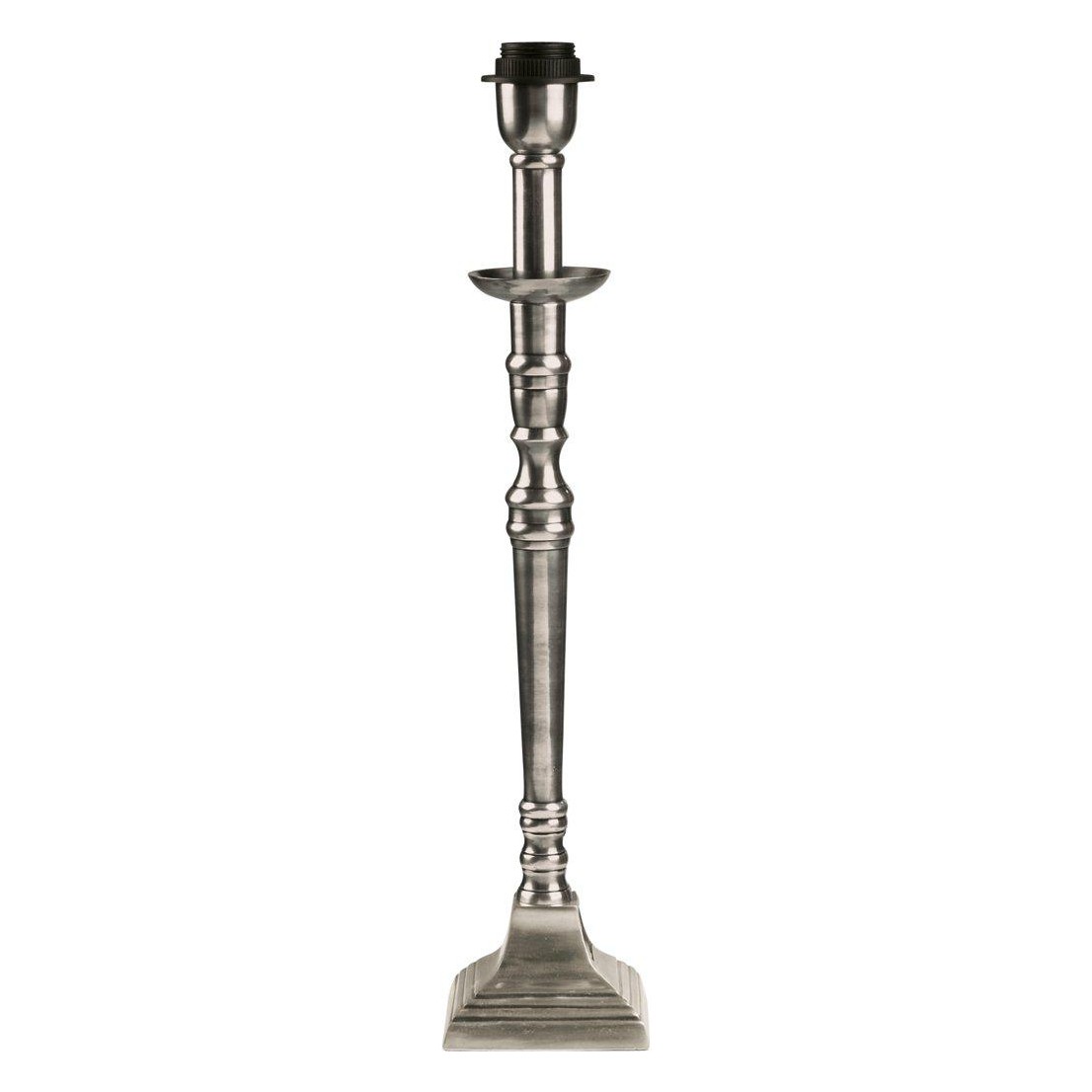 Salong Lampfot Antiksilver 42cm
