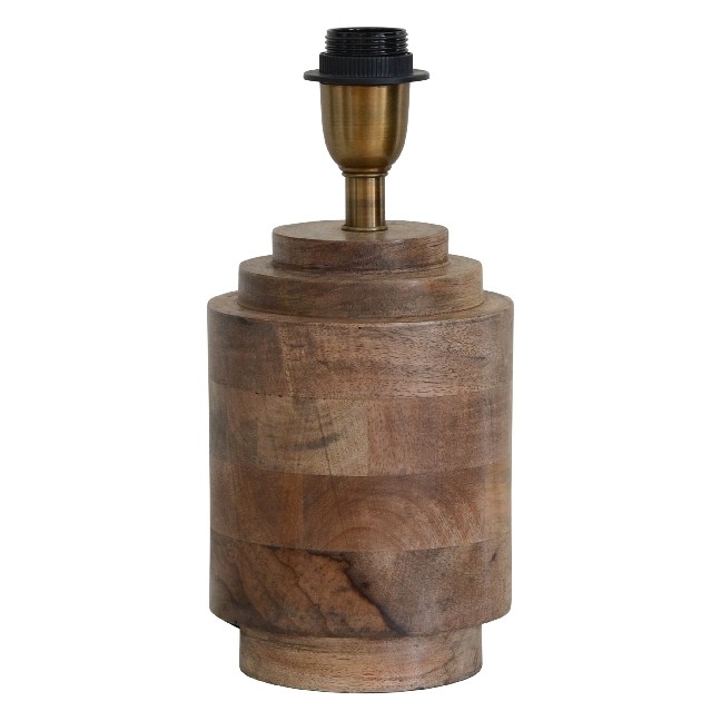 Columna Lampfot S Åldrat trä