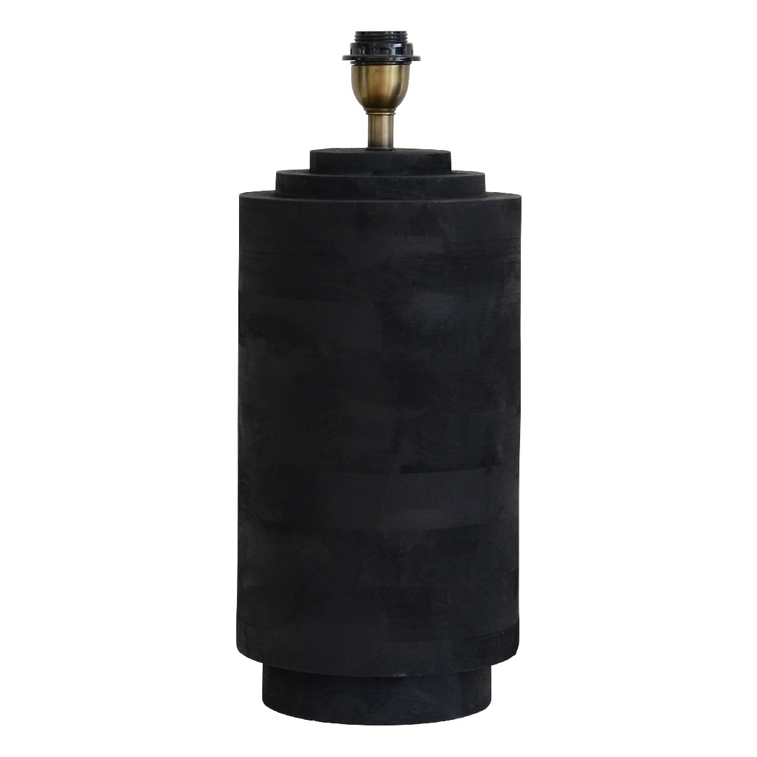 Columna Lampfot L Antik svart
