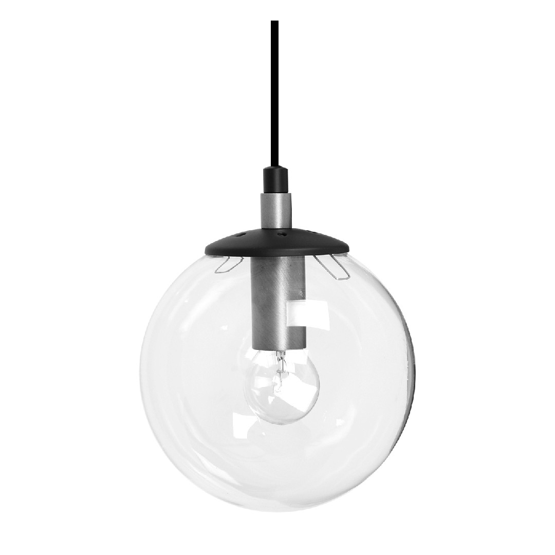 Perla W Glas/Silver/Svart