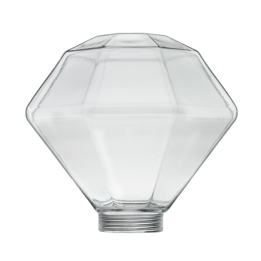Diamant Glas 125mm Klar 31,5mm