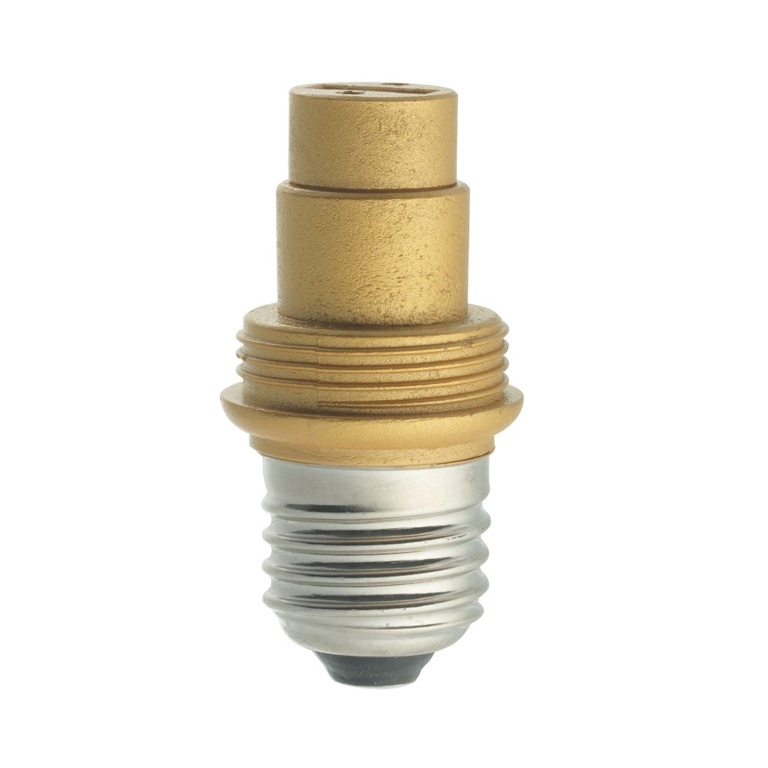 Adapter E27 Guld 31,5 mm