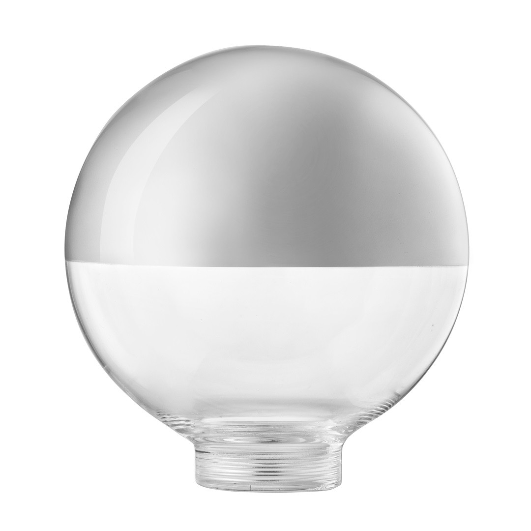 Glob Glas 100mm Toppf. Silver 31,5mm